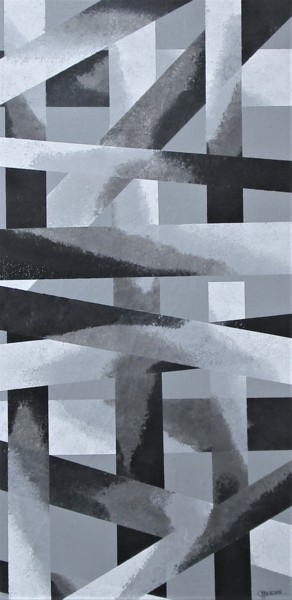 Peinture intitulée "Étude 4G" par Claude Gascon, Œuvre d'art originale, Acrylique