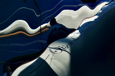 Yacht « Oiseau de Feu » Photographie intitulée "Yacht « Oiseau de F…" par Pierre-Yves Rospabé, Œuvre d'art originale, Photographie numérique