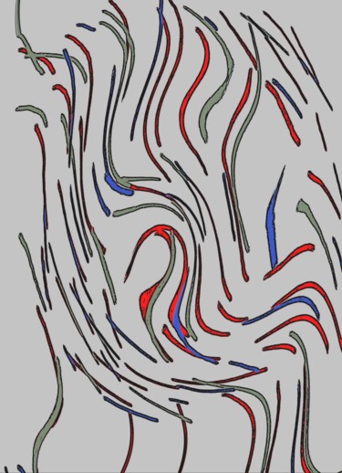 Arte digital titulada "LIURE" por Ro Model, Obra de arte original, Pintura Digital