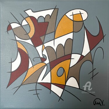 Schilderij getiteld "Lusitania III" door Maguy Vaz (50nuancesdemarguerite), Origineel Kunstwerk, Acryl Gemonteerd op Frame v…