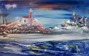 Peinture intitulée "Marooned Ii" par Pascal Jung, Œuvre d'art originale, Huile
