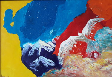 绘画 标题为“La libertad es como…” 由Irina Ibragimova, 原创艺术品, 油