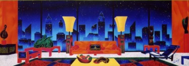 「New York Decò」というタイトルの絵画 Kino Mistralによって, オリジナルのアートワーク