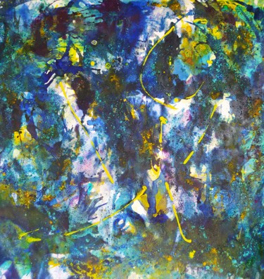 绘画 标题为“Je suis” 由Christelle Grange, 原创艺术品, 颜料 安装在木质担架架上