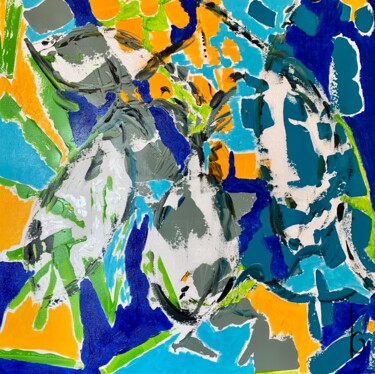 Peinture intitulée "Morning" par Lo Doré (Lo), Œuvre d'art originale, Acrylique