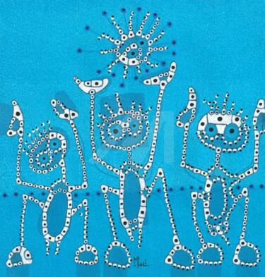 Peinture intitulée "NéO/MOLI.1034." par Moli, Œuvre d'art originale, Acrylique