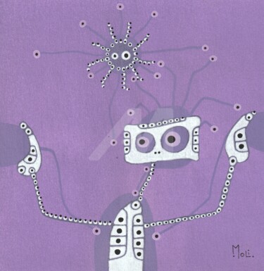Peinture intitulée "NéO/MOLI.1050." par Moli, Œuvre d'art originale, Acrylique