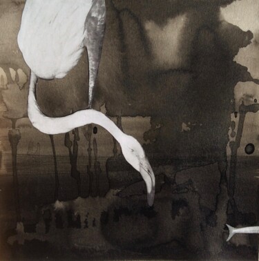 Collages intitulée "Mais, Qu'est-ce don…" par Catherine Chesneau, Œuvre d'art originale, Collages