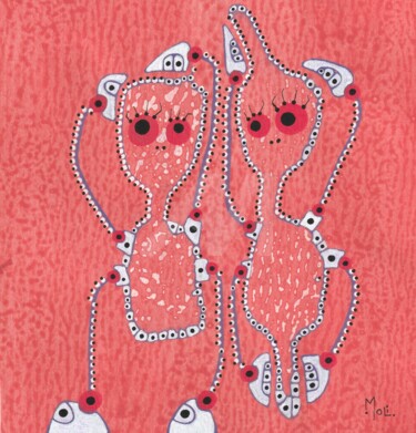Peinture intitulée "NéO/MOLI.1053." par Moli, Œuvre d'art originale, Acrylique