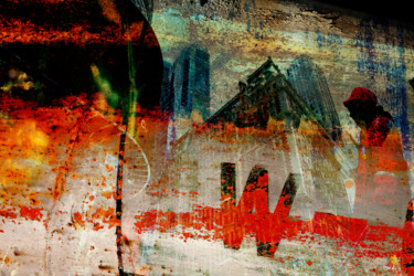 Photographie intitulée "New York : Zone 1" par Pierre Wurtz, Œuvre d'art originale, Photographie manipulée Monté sur Alumini…