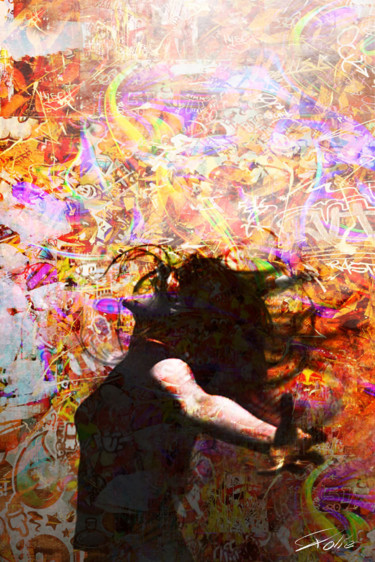 Arts numériques intitulée "ENVOL" par Pierre Olié, Œuvre d'art originale, Peinture numérique