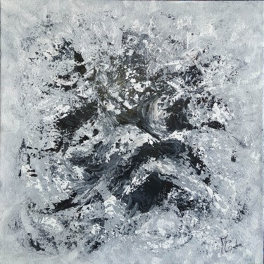Peinture intitulée "Sobriété" par Myriam Gylon, Œuvre d'art originale, Acrylique