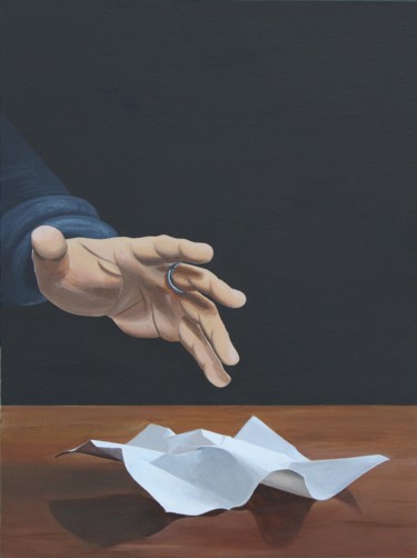 Peinture intitulée "Verworfener Plan" par Matthias Kreher, Œuvre d'art originale, Acrylique