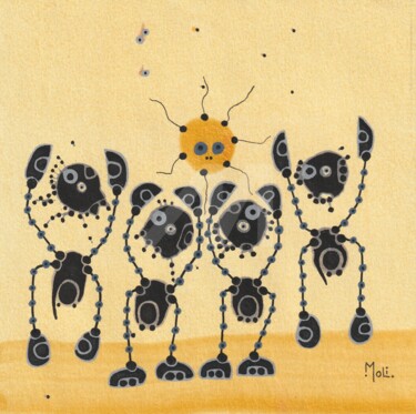 Peinture intitulée "NéO/MOLI.1105." par Moli, Œuvre d'art originale, Acrylique
