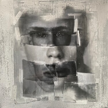 Collagen mit dem Titel "Augusta Metropolis…" von Jerome Cholet, Original-Kunstwerk, Collagen