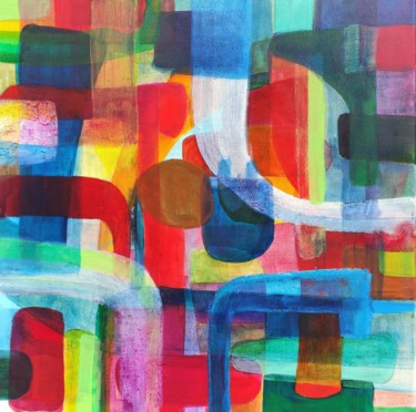 Hundredlayers 绘画 标题为“Hundredlayers” 由Thia Path, 原创艺术品, 丙烯
