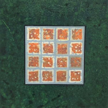 Malerei mit dem Titel ""PRECIEUX" vert for…" von John Gormsen, Original-Kunstwerk, Acryl