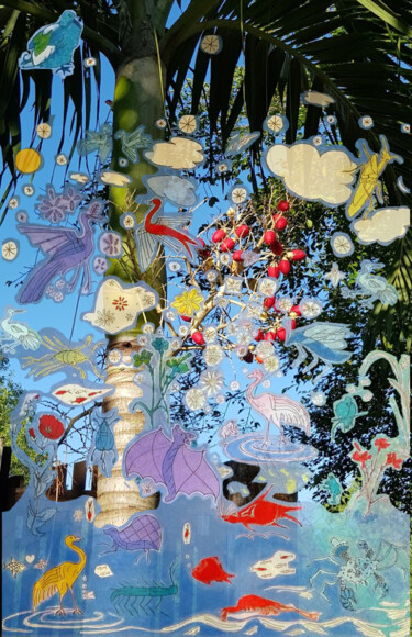 Digital Arts titled "Notre planète" by Catherine Delmas Lett, Original Artwork, Photo Montage