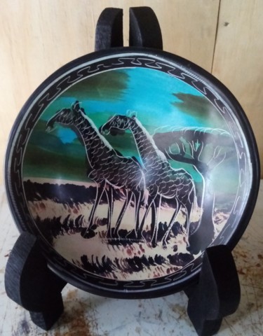 Sculpture titled "Soapstone dish/frui…" by Obed Omwange, Original Artwork, Stone