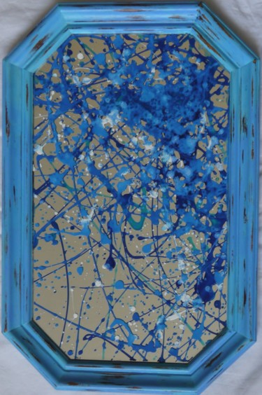 Peintures miroirs 21 Design intitulée "Peintures miroirs 21" par N.M.Mathieu, Œuvre d'art originale, Accessoires