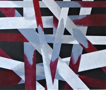 Peinture intitulée "Étude 7G" par Claude Gascon, Œuvre d'art originale, Acrylique
