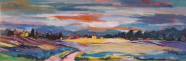 Peinture intitulée "La lumière sur l'ho…" par Nadine Nacinovic, Œuvre d'art originale, Acrylique