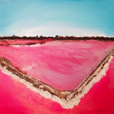 Painting titled "AIGUES MORTES" by Marta Reina, Original Artwork, Acrylic