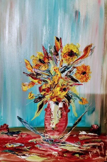 Peinture intitulée "Laetitia in my soul" par Pascal Jung, Œuvre d'art originale, Huile