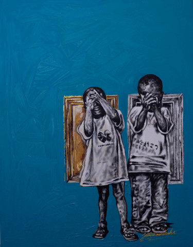 Painting titled "Honesty" by Patrick Dodoo, Original Artwork, Acrylic