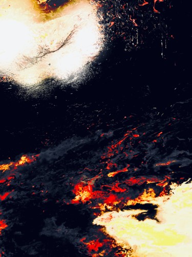 Photography titled "Lava flow" by Greg Powell, Original Artwork, Digital Photography