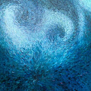 Peinture intitulée "Mealstrom of events" par Katerina Komissarova, Œuvre d'art originale, Huile Monté sur Châssis en bois