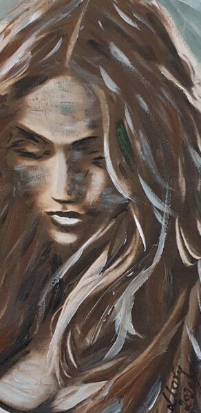 "Zaduma" başlıklı Tablo Llory Czarnecka tarafından, Orijinal sanat, Akrilik