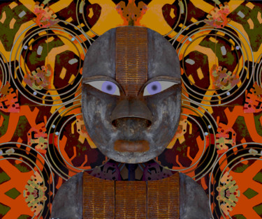 Digital Arts titled "JOAN" by Jeff Mann, Original Artwork, 2D Digital Work