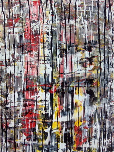 Resignation - Abstraction - Abstract Art - Abstrait Schilderij getiteld "Resignation - Abstr…" door Davidian Gotis Abstraction Abstraite, Origineel Kunstwerk, Acryl
