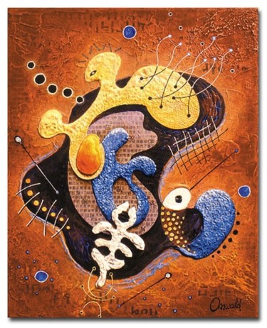 Peinture intitulée "SENTIMENT VITAL" par Jean-Luc Osswald, Œuvre d'art originale, Huile