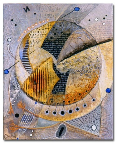 Peinture intitulée "ALCHIMIE D'UNE PLAN…" par Jean-Luc Osswald, Œuvre d'art originale, Huile