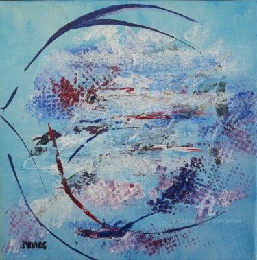 ECUME Peinture intitulée "ECUME" par Sylvie Guyomar (Sylvie G), Œuvre d'art originale, Acrylique