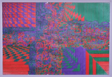 图画 标题为“untitled” 由Elwe, 原创艺术品, 颜料