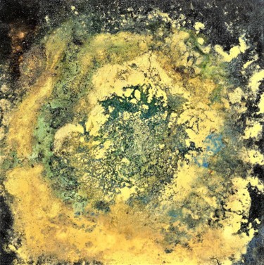 Malerei mit dem Titel "Glimmer of Hope" von Gerhard Knolmayer, Original-Kunstwerk, Öl