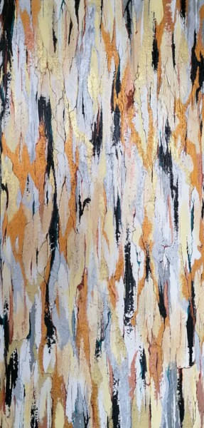 Peinture intitulée "Elemen' Terre" par Lidevi, Œuvre d'art originale, Acrylique