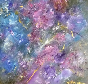 제목이 "Les fleurs séchées…"인 미술작품 Rita Cau로, 원작, 기름