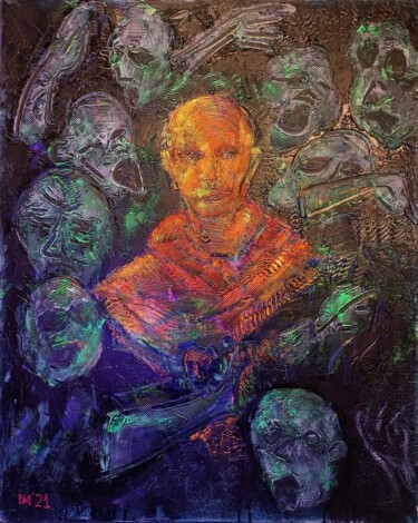 绘画 标题为“Tentation” 由Michael Jiliak, 原创艺术品, 丙烯