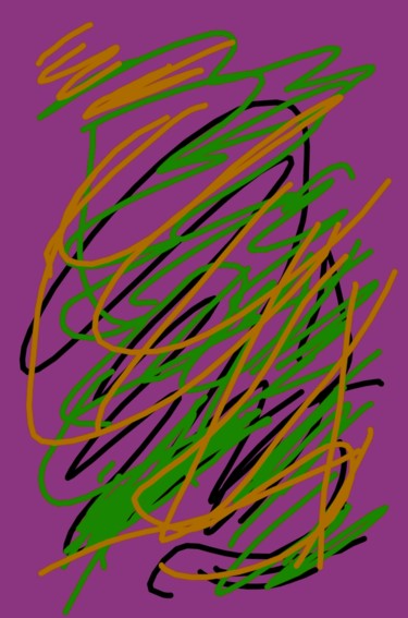 Arts numériques intitulée "Abstrait (ref.22340…" par Carlos Vieira, Œuvre d'art originale, Peinture numérique