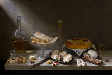 Photographie intitulée "La table aux douceu…" par Steve Drevet, Œuvre d'art originale, Photographie numérique