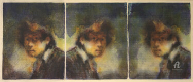 Variation Rembrandt 2 Painting titled "Variation Rembrandt…" by Laetitia Houlette Ruquier (Laetitia HR), Original Artwork, Watercolor