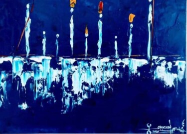 Peinture intitulée "monde de nomade" par Pako Caméléon Art, Œuvre d'art originale, Acrylique