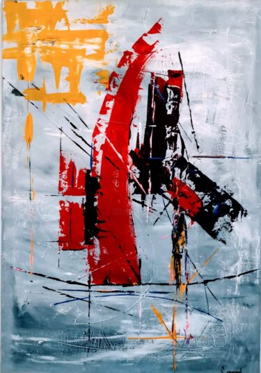 Peinture intitulée "Voyage inconnu" par Pako Caméléon Art, Œuvre d'art originale, Acrylique