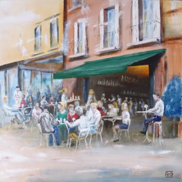 Pintura titulada "A l'ombre sous le s…" por André Robert Deschamps, Obra de arte original, Acrílico
