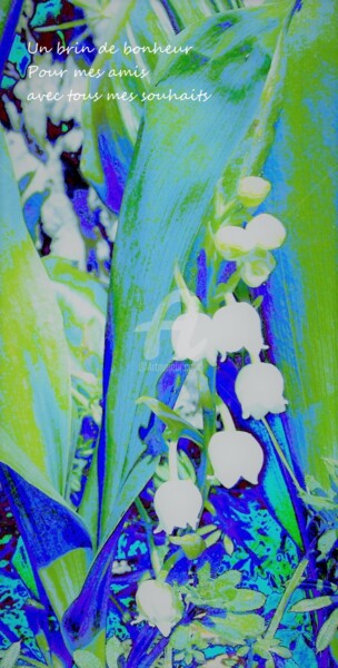Photographie intitulée "Brin'bonheur" par Françoise Aubert-Moreau, Œuvre d'art originale, Photographie numérique