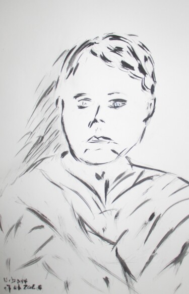Ζωγραφική με τίτλο "L' enfant." από Roberto Urbano, Αυθεντικά έργα τέχνης, Ακρυλικό